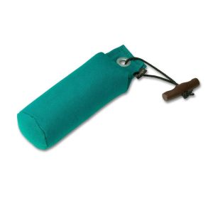 Ein grüner Futterdummybeutel