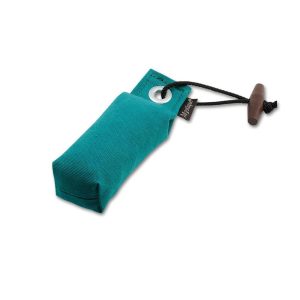 Ein grüner Futterdummybeutel